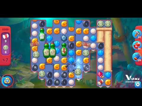 Fishdom. 8360 hard level no boosters and diamonds. 15 moves