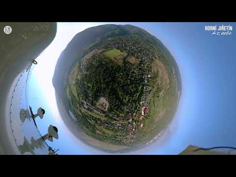 Letecké video Horní Jiřetín z nebe