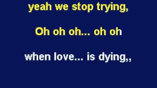 When Love Is Dying - Elton John, Leon Russell Karaoke by Allen Clewell