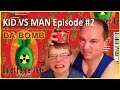 Kid vs Man ... Da Bomb Ghost Pepper peanuts ...