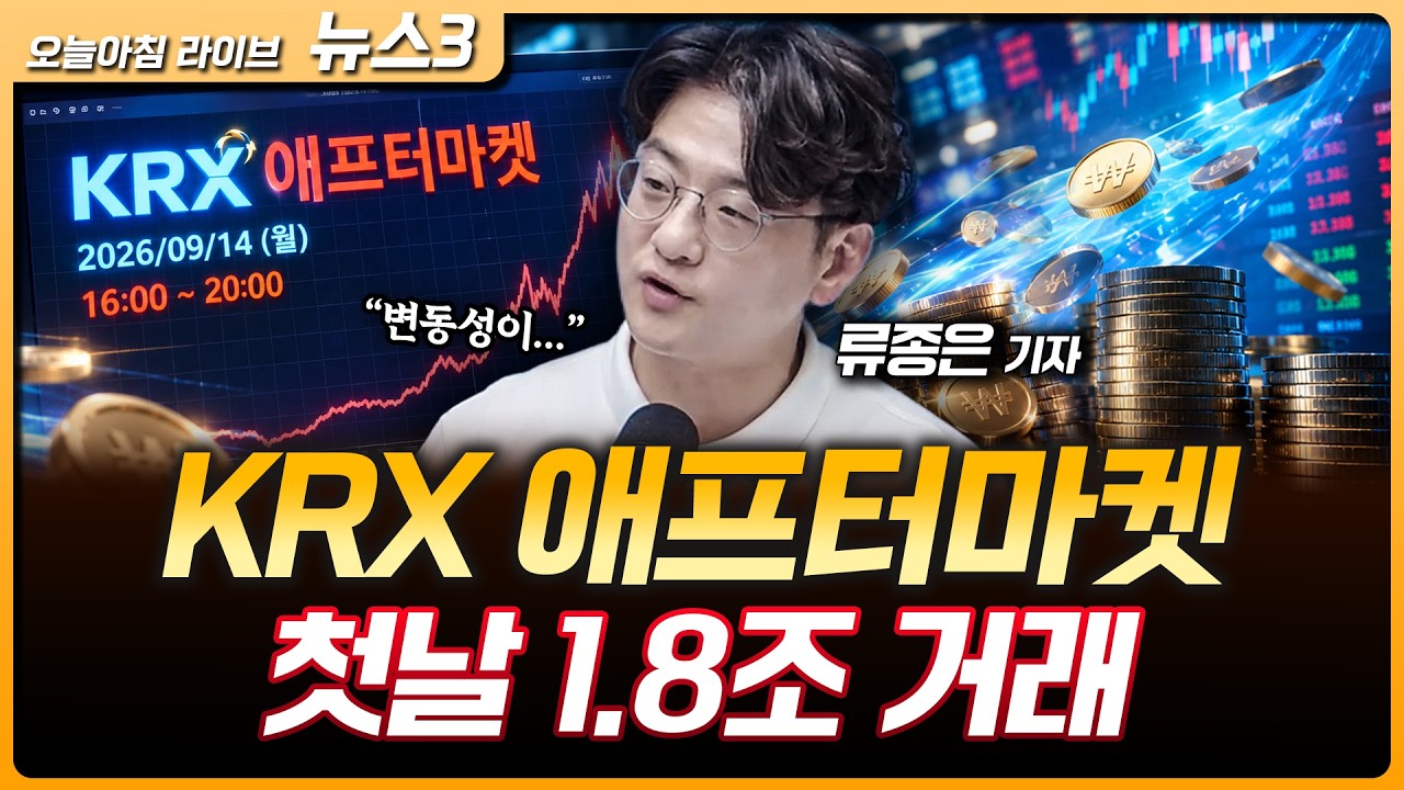 KRX 애프터마켓 첫날 1.8조 몰려…"정규장 대비 4배 높은 변동성" | 사우디 송유관 폐쇄에 국제유가 105달러 ?