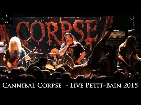 Cannibal Corpse LiveCam  - 10/07/2015@Le Petit Bain - Paris