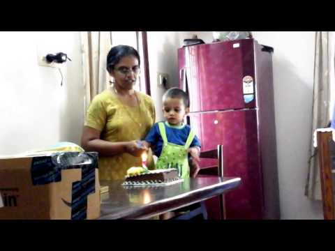 Pranil's birthday cake cutting