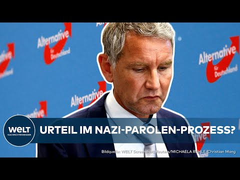 BJÖRN HÖCKE: Nach Stammtisch-Rede - Urteil gegen Thüringer AFD-Chef wegen SA-Parole erwartet