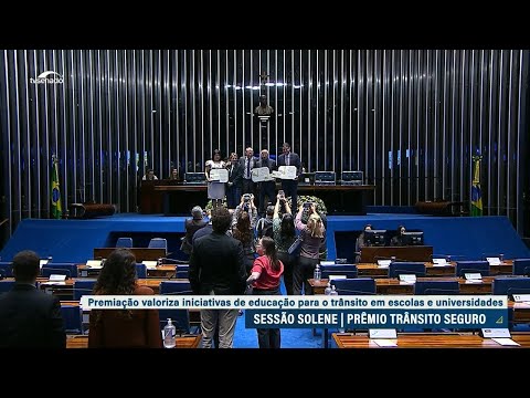 Prêmio Trânsito Seguro: Senado homenageia quem ajuda a salvar vidas