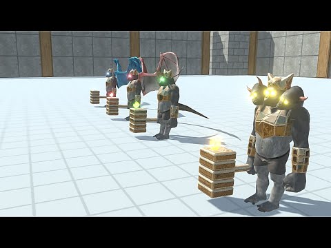 4 DEVIL GHOR HAMMER VS  EVERY FACTION - Animal Revolt Battle Simulator