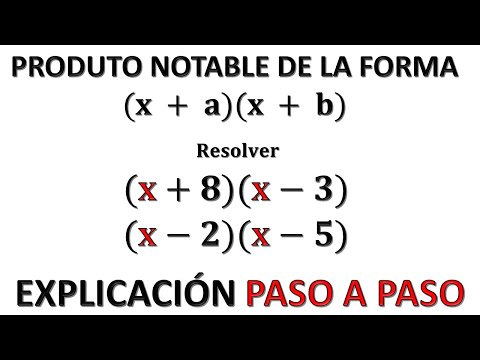 Producto notable de la forma (x+a)(x+b) Paso a paso | algebra basica
