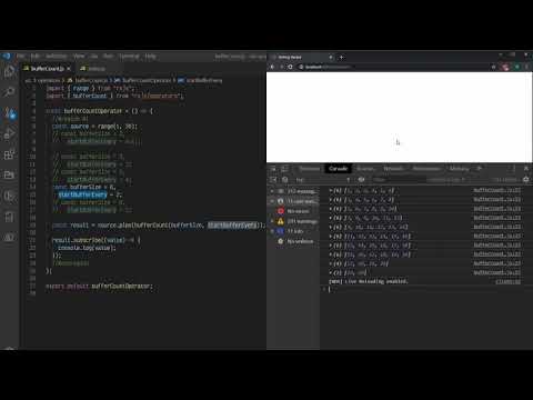 bufferCount Operator - RxJS