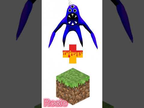 Rosie - Nabnab + Minecraft = ??? | Garten of Banban Animation #rosie #shorts