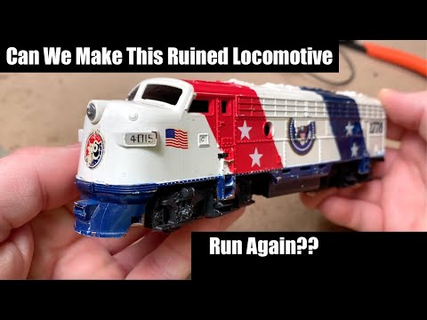 Can We Make This Ruined Spirit of 76' Locomotive Run Again?