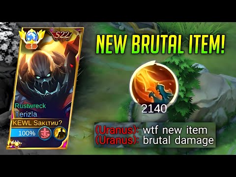 FINALLY, NEW BRUTAL DAMAGE ITEM FOR TERIZLA IS HERE!!!