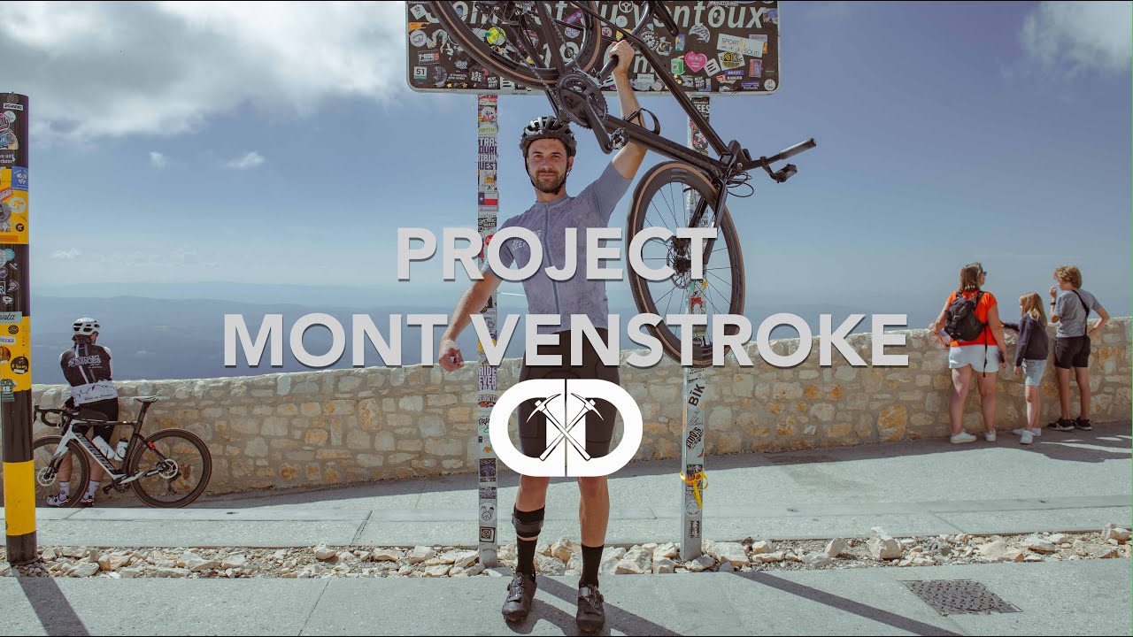 Project Mont VenStroke - Wouter bereikt de top van de Mont Ventoux