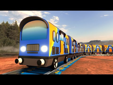 Lego Train  Bogie Split cartoon 🚋 - Lego City Movies - Choo choo train kids videos