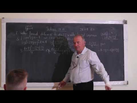 Lectia 1099 - Sisteme de ecuatii - Clasele 9-12