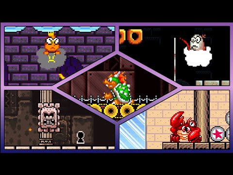 New Super Mario World 2: Around The World - All Bosses