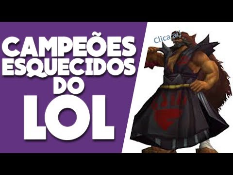 NEM EU LEMBRAVA DELES! OS CAMPEÕES MAIS ESQUECIDOS DO LEAGUE OF LEGENDS