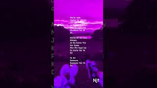 maine uske sheher ko chhoda......#lyrics #yedildeewana #songlyrics #sonunigam