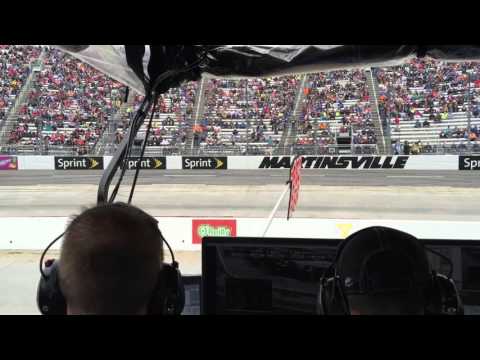 11/1/15 - View of the Martinsville NASCAR Sprint Cup Playoff Race from Atop Clint Bowyer's Pit Box
