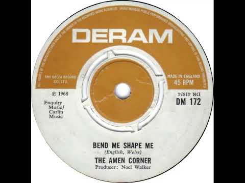 UK New Entry 1968 (12) The Amen Corner - Bend Me Shape Me