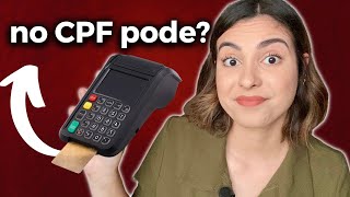PODE TER MAQUINA DE CARTÃO NO CPF? Empreendedor, não caia em cilada!