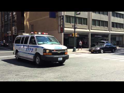 NYPD ANTI-TERROR HERCULES TEAM PATROLLING ON W. 49TH ST. IN MIDTOWN, MANHATTAN IN NEW YORK CITY.