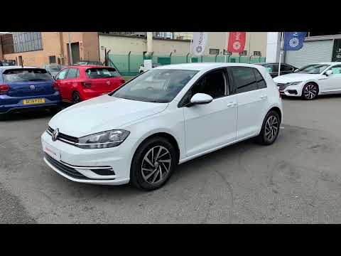 Approved Used Volkswagen Golf Match 1.0TSI in Pure White - DE69BYH