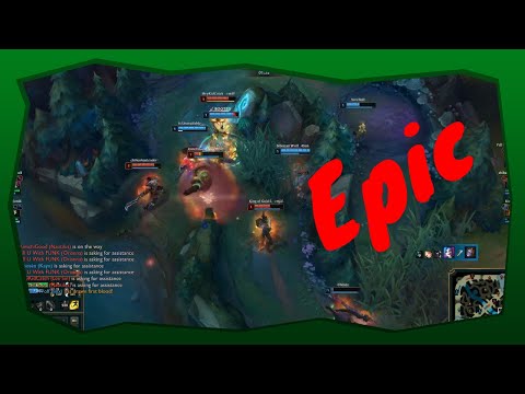 League of Legends Level 1 Counter Invade and Epic Fight