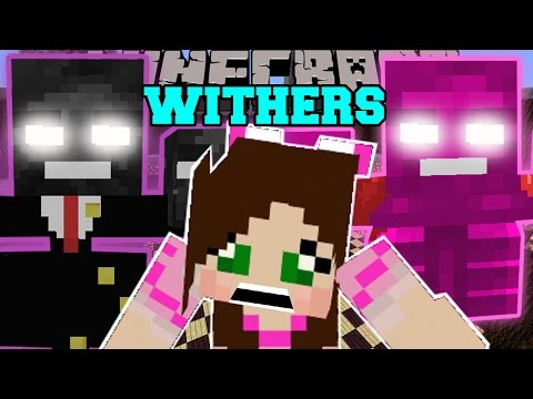 Minecraft: MO' WITHERS (RICH WITHER, WITHER GIRL, & VOID WITHER!) Mod Showcase