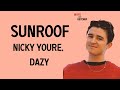 Nicky Youre Dazy Sunroof Lyrics
