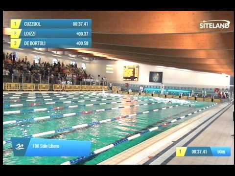 Serie 4 dei 100 Stile Libero  Assoluti Maschi Master - Campionati Regionali Masters 2014 di Veneto