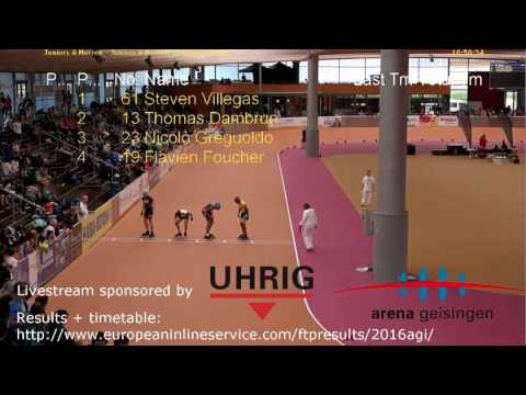 European Inline Cup   Geisingen   500 mts Jun A Men Final