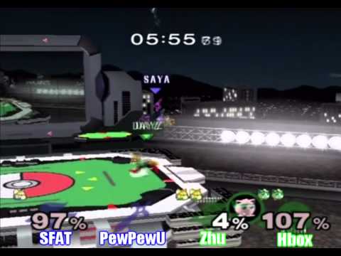 DGDTJ: Losers Semis - Hungrybox/Zhu(Green) vs SFAT/PewPewU(Blue)