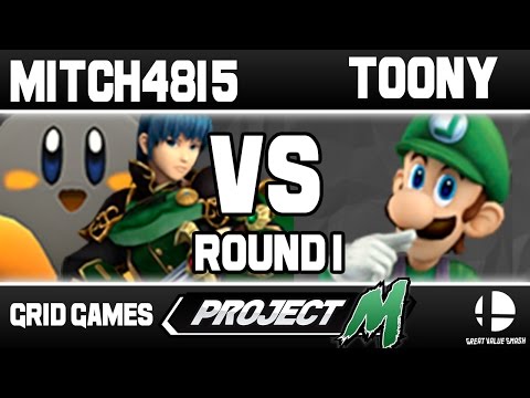 Mitch4815 (Marth/Kirby) VS Toony (Luigi) | Grid Weekly Round 1