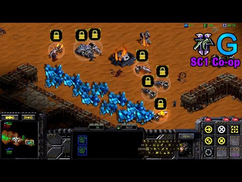 Starcraft 1 Co-op with GiantGrantGames - Brood War Terran Part 3