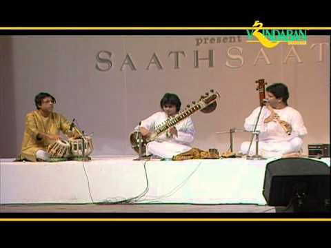 Rakesh Chaurasia and Niladri Kumar with Anindo Chatterjee - Bageshree