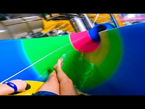 Neon Torpedo Water Slide at Suntago
