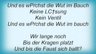 19556 Pur - Wut Im Bauch Lyrics