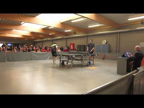 TT-Intercup 2014: Marzell gegen Soete 1. Satz (5:11)