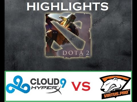 Highlights Of Virtus Pro Crushes Cloud 9 In 16 Minutes at Asus Rog [DOTA 2]