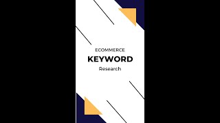 eCommerce keyword research that works! #ecommerce #ecommercebusiness #ecommercestore