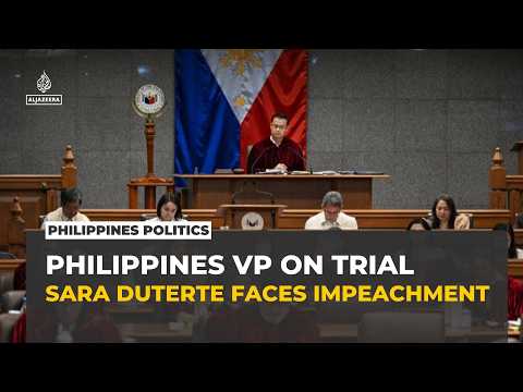 Philippines opens impeachment trial against Vice President Sara Duterte