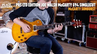 Video thumbnail for No Talking...Just Tones | PRS Ltd Edition Joe Walsh McCarty 594 Singlecut - McCarty Sunburst by Peach Guitars