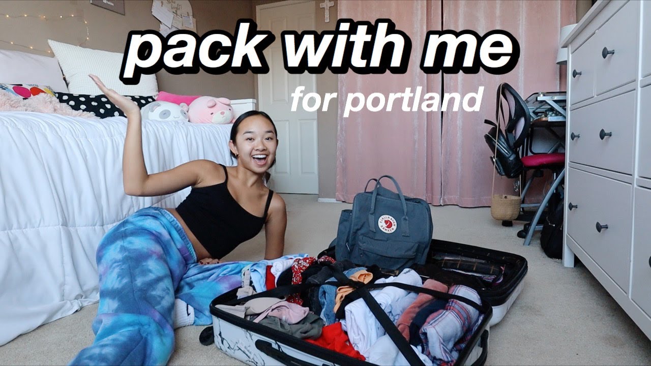 pack with me for portland | Nicole Laeno