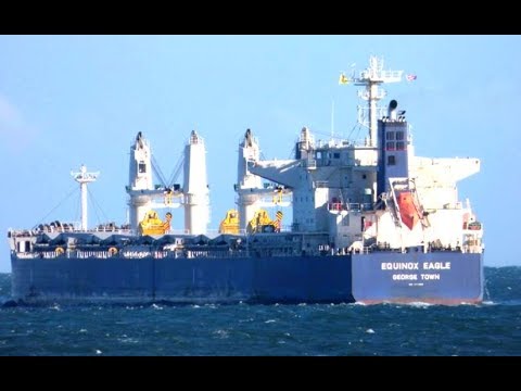 Big Bulk Carrier ship EQUINOX EAGLE Entered Bosphorus Strait