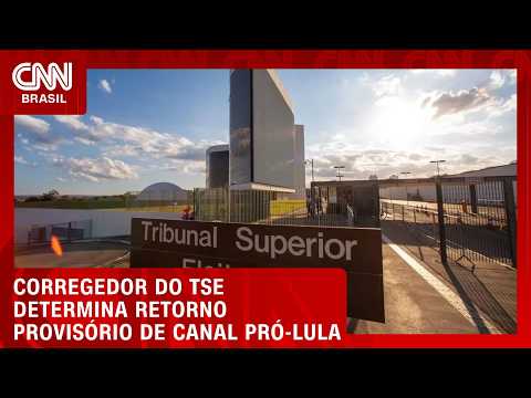 Corregedor do TSE determina retorno provisório de canal “Exército de Lula” | CNN AGORA