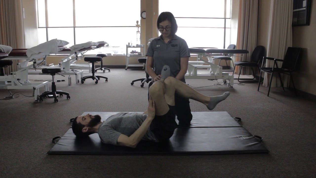Figure Four Glute Stretch - YouTube