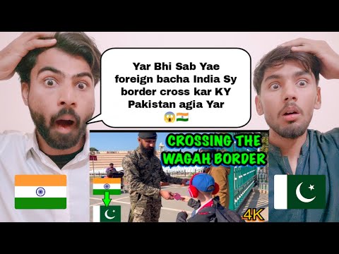 Logan crosses into Pakistan from India at the Wagah border crossing - Amritsar to Lahore