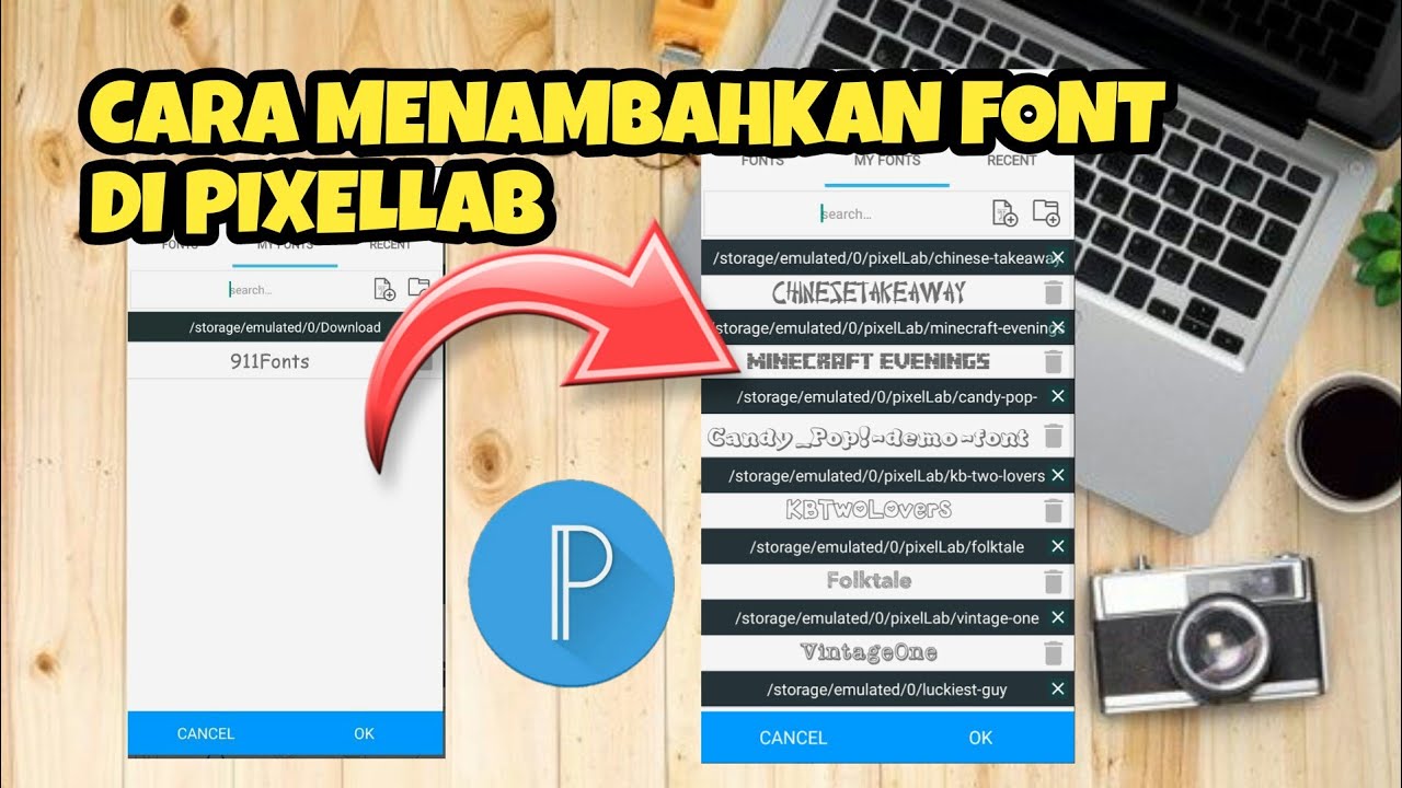 Cara Menambahkan Font Di Pixellab