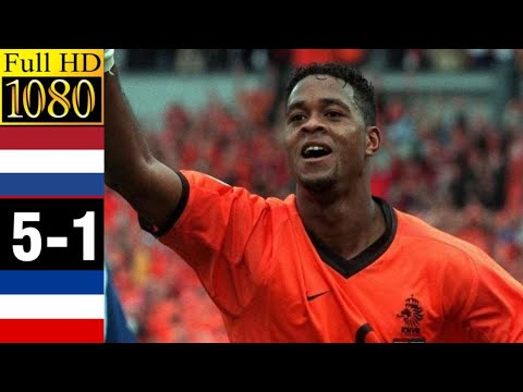 Netherlands 6 x 1 Yugoslavia (Hat-trick of Kluivert)   ● UEFA Euro 2000 Extended Goals & Highlights