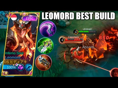 LEOMORD BEST BUILD 2023 | BEST COUNTER FOR LAPU-LAPU MY FAVORITE HERO | MLBB